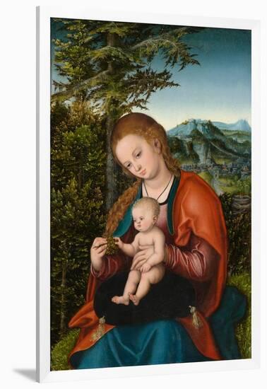 Madonna and Child in a Landscape, c.1518-Lucas, The Elder Cranach-Framed Giclee Print