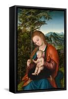 Madonna and Child in a Landscape, c.1518-Lucas, The Elder Cranach-Framed Stretched Canvas