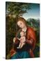 Madonna and Child in a Landscape, c.1518-Lucas, The Elder Cranach-Stretched Canvas