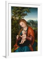 Madonna and Child in a Landscape, c.1518-Lucas, The Elder Cranach-Framed Giclee Print