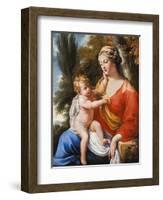 Madonna and Child in a Landscape-Charles Poerson-Framed Giclee Print