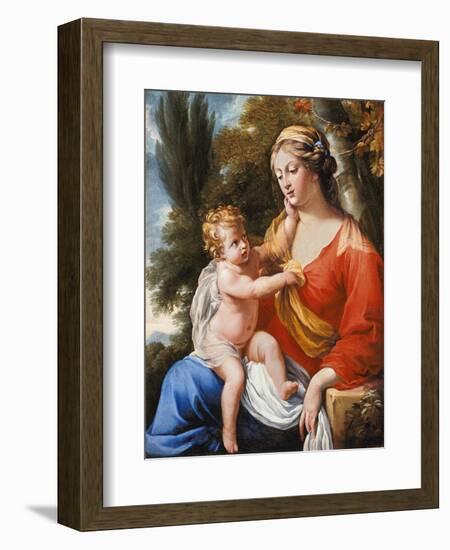 Madonna and Child in a Landscape-Charles Poerson-Framed Giclee Print