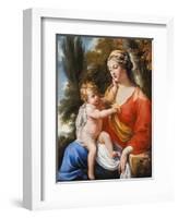 Madonna and Child in a Landscape-Charles Poerson-Framed Giclee Print