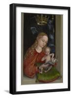 Madonna and Child in a Window-Martin Schongauer-Framed Art Print