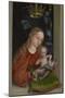 Madonna and Child in a Window-Martin Schongauer-Mounted Art Print