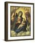 Madonna and Child in Glory-Correggio-Framed Giclee Print