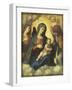 Madonna and Child in Glory-Correggio-Framed Giclee Print