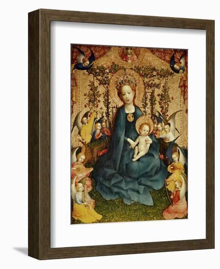 Madonna and Child in the Rose-Garden.-Stephan Lochner-Framed Giclee Print