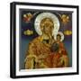 Madonna and Child, Interior of the Church of St Elijah, Bozenci, Near Plovdiv, Bulgaria-null-Framed Giclee Print