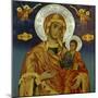 Madonna and Child, Interior of the Church of St Elijah, Bozenci, Near Plovdiv, Bulgaria-null-Mounted Giclee Print