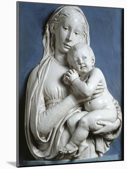 Madonna and Child, known as Madonna of Apple-Luca Della Robbia-Mounted Giclee Print