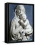 Madonna and Child, known as Madonna of Apple-Luca Della Robbia-Framed Stretched Canvas