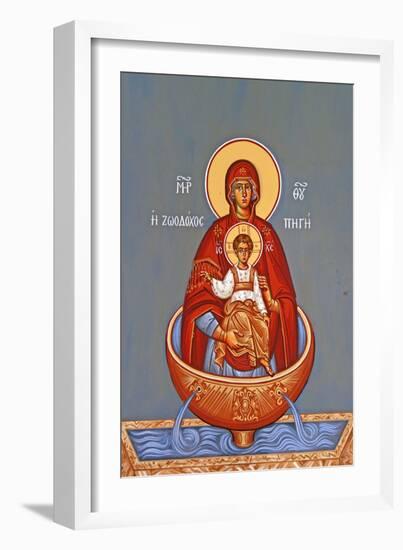 Madonna and Child, Kykkos Monastery, Cyprus-null-Framed Giclee Print