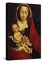 Madonna and Child, Left Panel of a Diptych, the Right Wing in the Musee Des Beaux Arts, Brussels-Rogier van der Weyden-Stretched Canvas