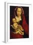 Madonna and Child, Left Panel of a Diptych, the Right Wing in the Musee Des Beaux Arts, Brussels-Rogier van der Weyden-Framed Giclee Print