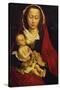 Madonna and Child, Left Panel of a Diptych, the Right Wing in the Musee Des Beaux Arts, Brussels-Rogier van der Weyden-Stretched Canvas