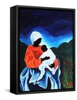 Madonna and child - Lullaby, 2008-Patricia Brintle-Framed Stretched Canvas