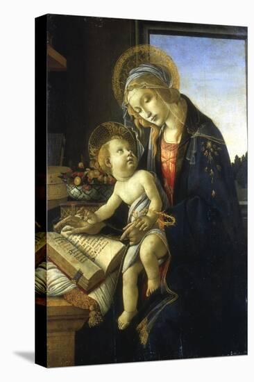 Madonna and Child (Madonna of the Book), 1483-Sandro Botticelli-Stretched Canvas