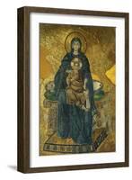 Madonna and Child, Mosaic from the Apse, Shortly after 834 CE-null-Framed Giclee Print