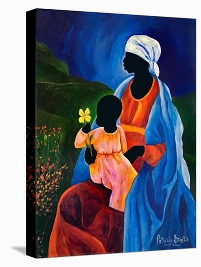 Madonna and child of the dogwood, 2015-Patricia Brintle-Stretched Canvas