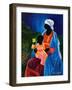 Madonna and child of the dogwood, 2015-Patricia Brintle-Framed Premium Giclee Print