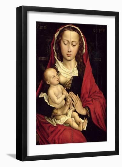 Madonna and Child (Oil on Panel)-Rogier van der Weyden-Framed Giclee Print