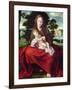 Madonna and Child (Oil on Panel)-Jan Massys or Metsys-Framed Giclee Print