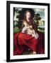 Madonna and Child (Oil on Panel)-Jan Massys or Metsys-Framed Giclee Print