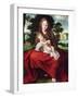Madonna and Child (Oil on Panel)-Jan Massys or Metsys-Framed Giclee Print