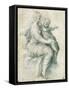 Madonna and Child on the Clouds, C1525-Parmigianino-Framed Stretched Canvas