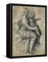 Madonna and Child On The Clouds-Parmigianino-Framed Stretched Canvas