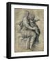 Madonna and Child On The Clouds-Parmigianino-Framed Art Print