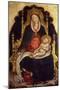 Madonna and Child on the Throne, Circa 1420-Antonio Pirandello-Mounted Giclee Print