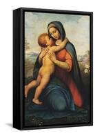 Madonna and Child or Madonna Del Giglio-null-Framed Stretched Canvas