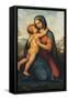 Madonna and Child or Madonna Del Giglio-null-Framed Stretched Canvas