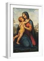 Madonna and Child or Madonna Del Giglio-null-Framed Giclee Print