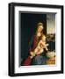 Madonna and Child or Madonna of the Carnations, 1490-1495-Andrea Solario-Framed Giclee Print