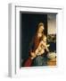 Madonna and Child or Madonna of the Carnations, 1490-1495-Andrea Solario-Framed Giclee Print