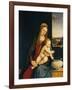 Madonna and Child or Madonna of the Carnations, 1490-1495-Andrea Solario-Framed Giclee Print