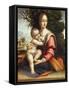 Madonna and Child or Madonna with the Tree-null-Framed Stretched Canvas