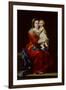 Madonna and Child or Virgin of the Rosary-Bartolome Esteban Murillo-Framed Giclee Print