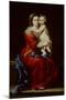 Madonna and Child or Virgin of the Rosary-Bartolome Esteban Murillo-Mounted Giclee Print