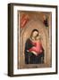 Madonna and Child (Panel)-Niccolo di Pietro Gerini-Framed Giclee Print