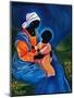 Madonna and child picking flowers-Patricia Brintle-Mounted Giclee Print