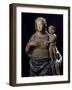 Madonna and Child, Polychrome Plaster Statue, Italy-null-Framed Giclee Print