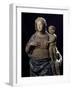 Madonna and Child, Polychrome Plaster Statue, Italy-null-Framed Giclee Print