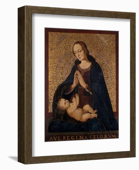 Madonna and Child Praying, C.1500-null-Framed Giclee Print