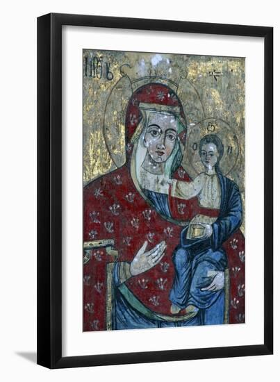 Madonna and Child, Preserved in National Museum of Art, Banffy Palace, Cluj-Napoca, Romania-null-Framed Giclee Print