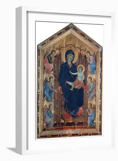 'Madonna and Child', (Rucellai Madonna), 1285.  Artist: Duccio di Buoninsegna-Duccio Di buoninsegna-Framed Giclee Print