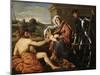 Madonna and Child, Saint John the Baptist and Saint George, Early 1530S-Paris Bordone-Mounted Giclee Print